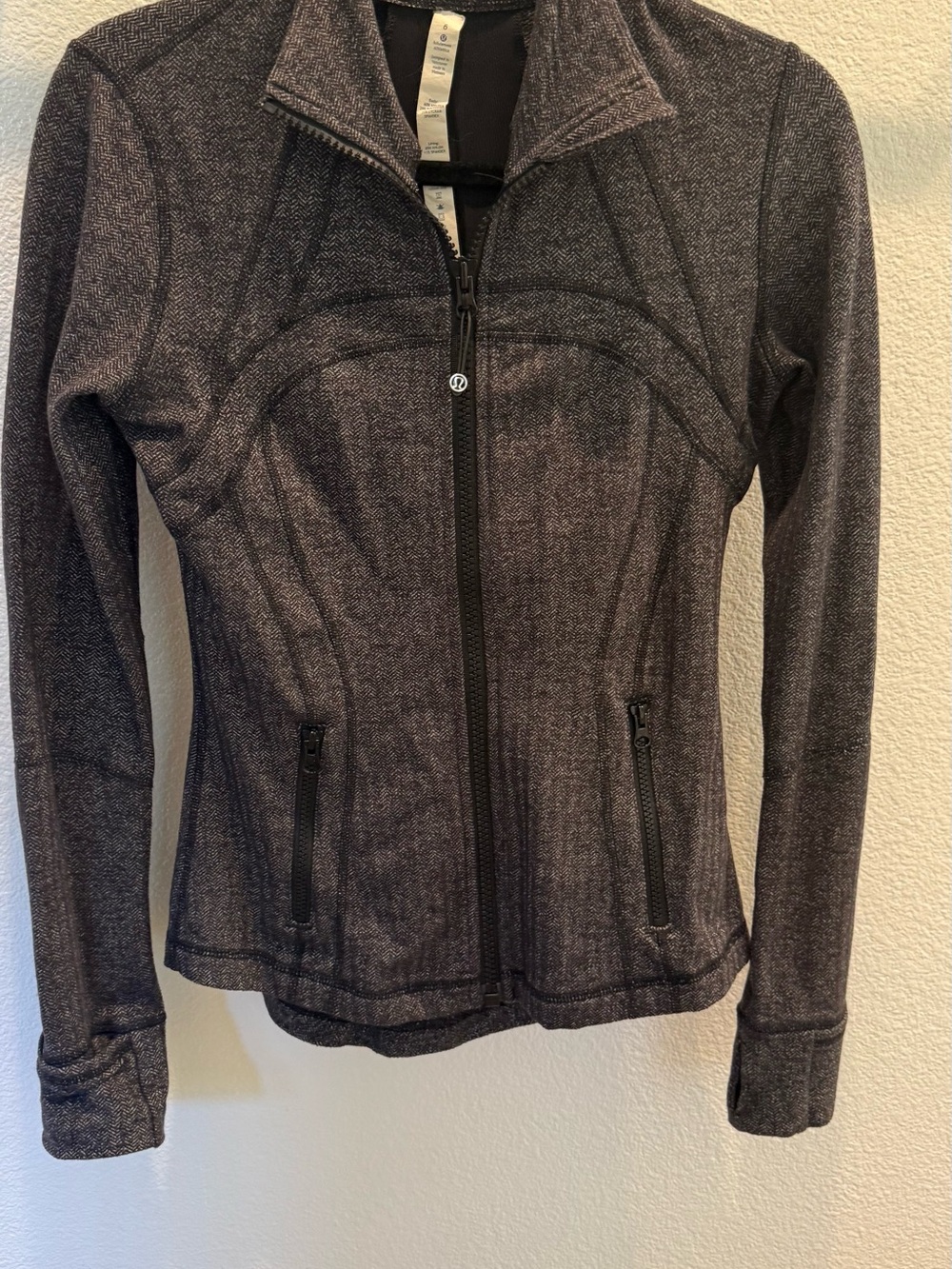 lululemon athletica Heathered Herringbone Full-Zip Define Jacket - Picture 3 of 4